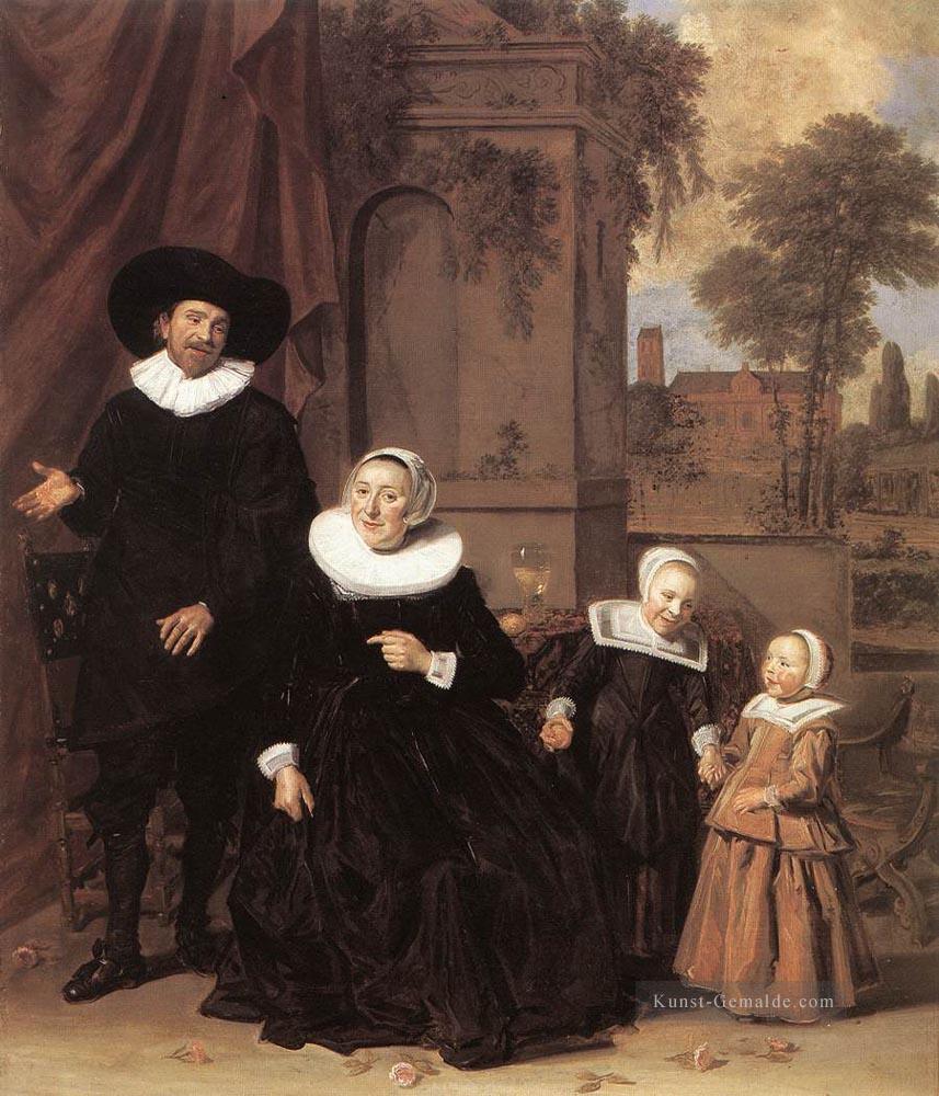 Familie Porträt Niederlande Goldenes Zeitalter Frans Hals Ölgemälde